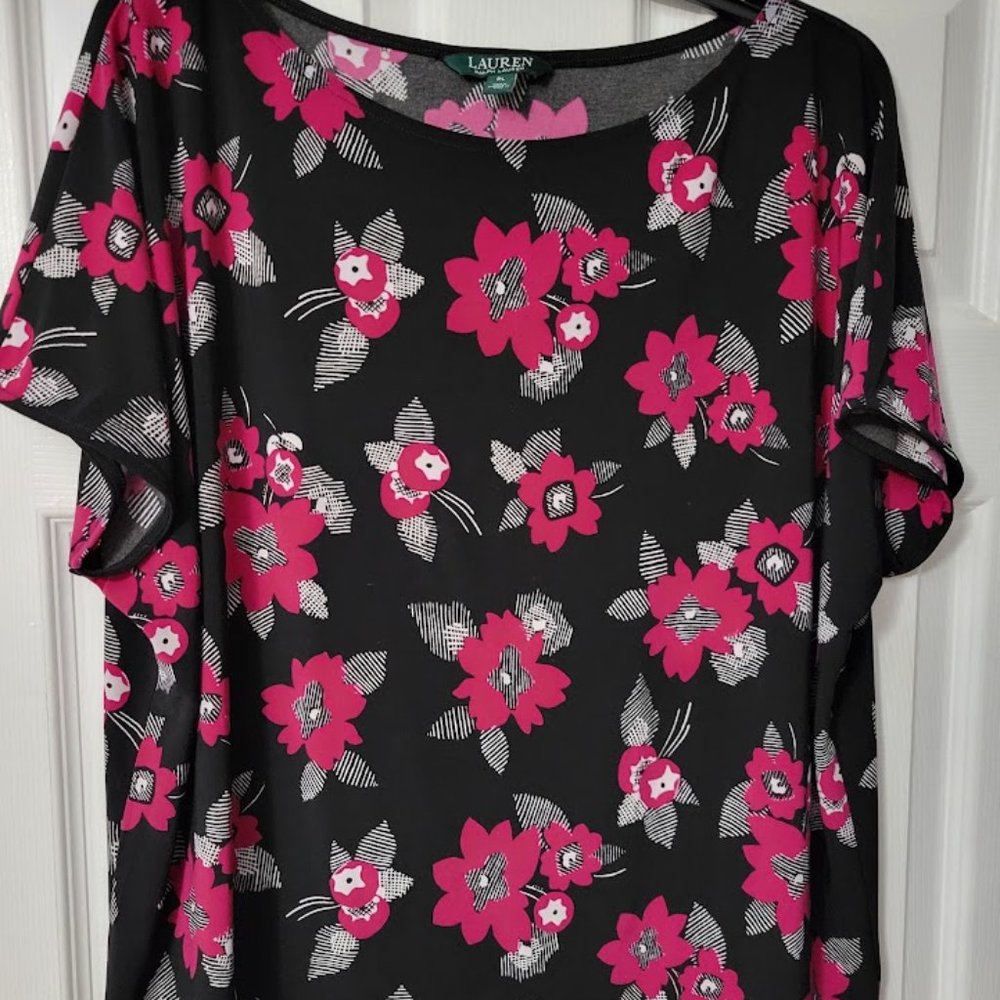 Ralph Lauren‎ floral top Size PL